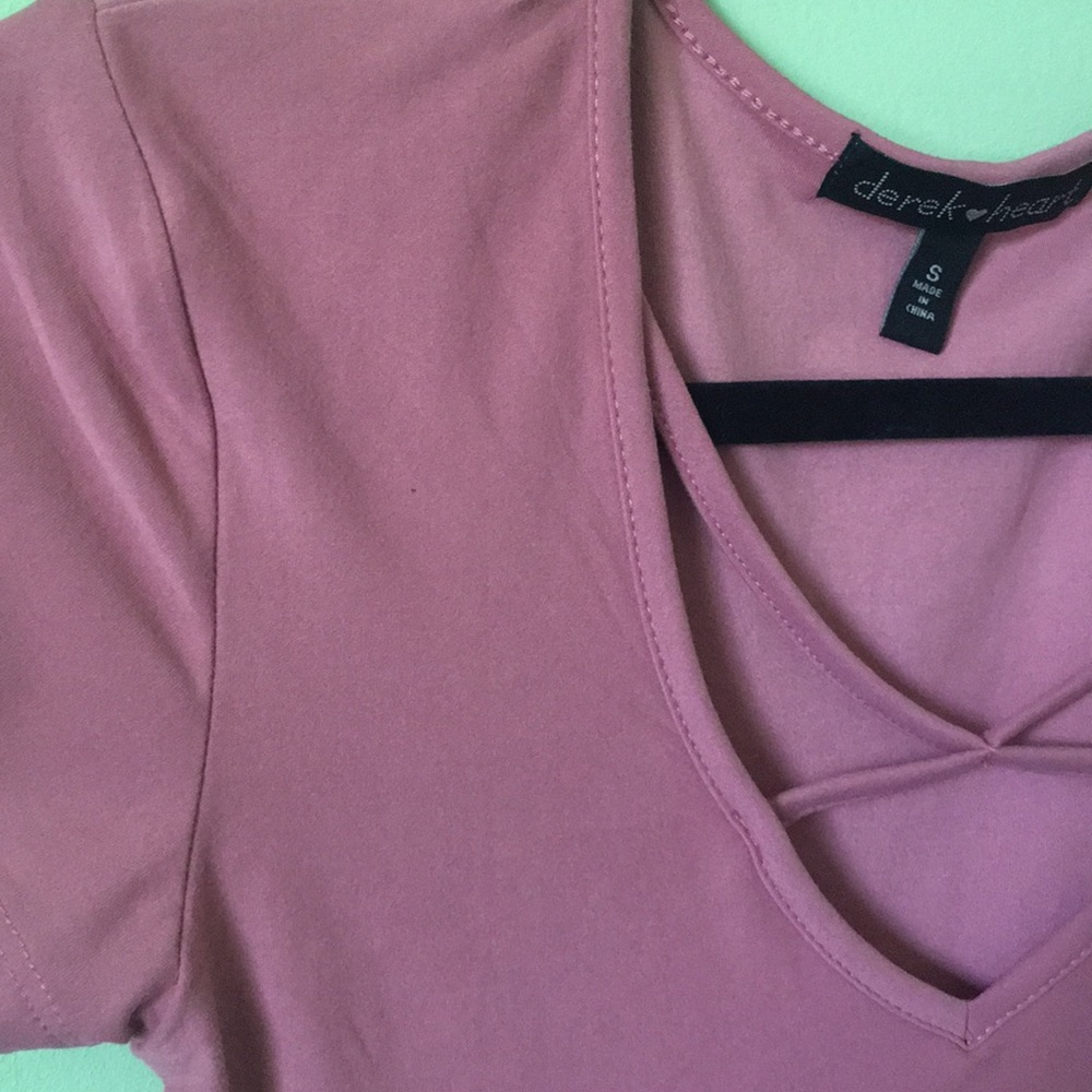 💋NWOT pink Derek Heart small dress - Picture 3 of 4